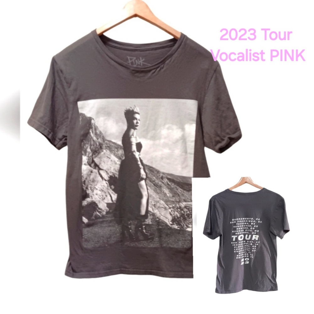 - VOCALIST ARTIST PINK 2023 TOUR TEE